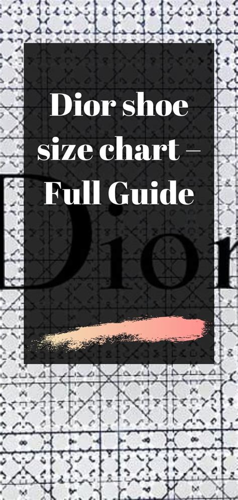 dior men size chart|lady dior size comparison.